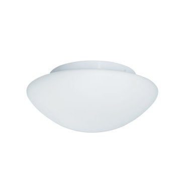 Searchlight Bathroom Flush - Badezimmer-Deckenleuchte - Ø 35 x 11,5 cm - IP44 - opalweiß