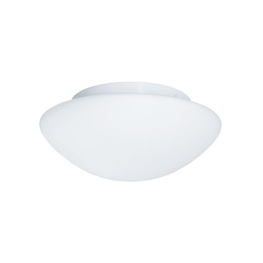 Searchlight Bathroom Flush - Badezimmer-Deckenleuchte - Ø 28 x 11,5 cm - IP44 - opalweiß