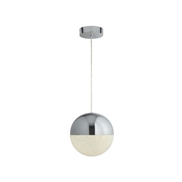 Searchlight Marbles - Pendelleuchte - Ø 25 x 150 cm - 18W dimmbare LED inkl - Chrom