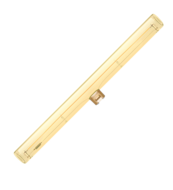 Segula LED-Lampe - Linear - Ø 3 x 30 cm - S14d - 4W dimmbar - 2700K - amber