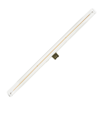Segula LED-Lampe - Linear - Ø 3 x 30 cm - S14d - 6,2W dimmbar - 2700K - transparent