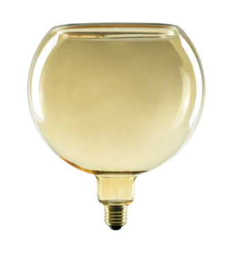 Segula LED-Lampe - Floating Globe - Ø 30 x 32 cm - E27 - 5W dimmbar - 2200K - bernsteinfarben
