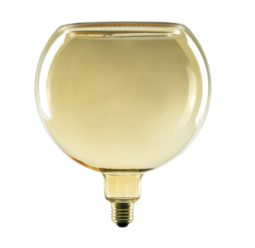 Segula LED-Lampe - Schwimmende Kugel - Ø 20 x 23 cm - E27 - 4,5W dimmbar - 2200K - bernsteinfarben