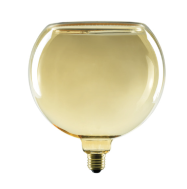 Segula LED-Lampe - Floating Globe - Ø 15 x 18,5 cm - E27 - 4W dimmbar - 2200K - bernsteinfarben