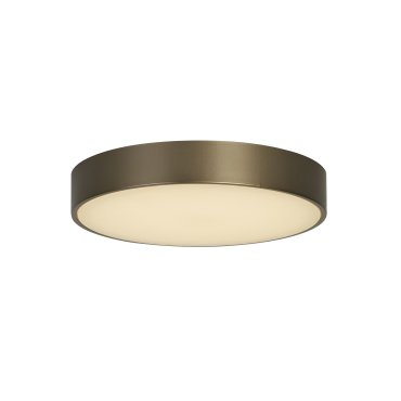 Searchlight Palma - Deckenleuchte - Ø 25 x 4 cm - 12W LED inkl. - Bronze und Opal