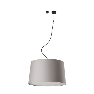 Faro Windsor D – hängelampe – Ø 64 x 37,5 cm – mattschwarz und grau