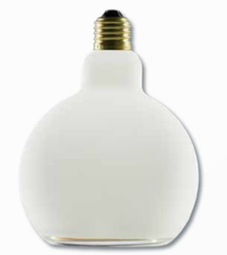 Segula LED-Lampe - Floating Globe - Ø 12,5 x 16,5 cm - E27 - 5W dimmbar - dimmbar auf warm 2000 bis 2700K - mattiert