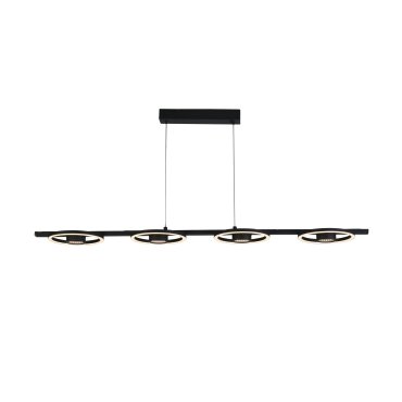 Searchlight Space - Hängeleuchte - 120 x 120 cm - 36W LED inkl. - schwarz