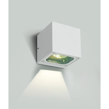 ONE Light Cube Wall Lights - Außenwandleuchten - 10 x 10 x 10 cm - 6W LED inkl. - IP65 - weiß