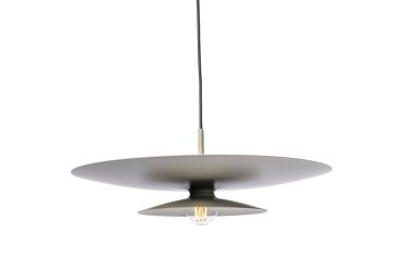Artdelight Linares - Hängeleuchte - Ø 50 x 16,5 cm - Khaki
