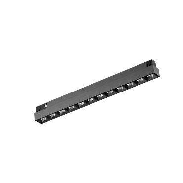 Lucide Linial Xenia – magnetisches Schienensystem – Strahler – 23,2 x 1,9 x 2,7 cm – 10W LED inkl. – Dimmfunktion und einstellbare Lichtfarbe über die App – Schwarz matt Chrom