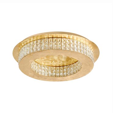 Nova Luce Zeffari - Deckenleuchte - Ø 50 x 10,7 cm - 40W LED inkl. - gold