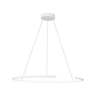 Nova Luce Breda - Hängeleuchte - Ø 70 x 200 cm - 30W LED inkl. - sandweiß