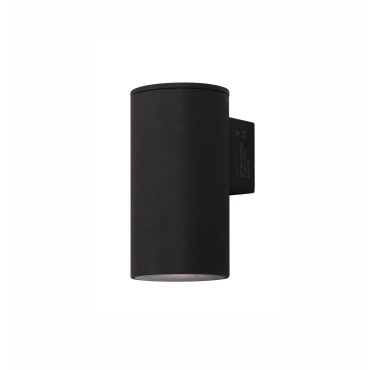 Nova Luce Alp - Wandleuchte - 7 x 5,5 x 10 cm - 10W LED inkl. - IP65 - schwarz