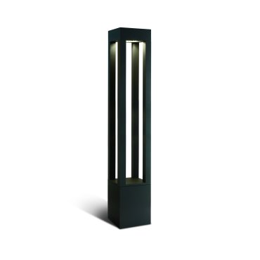 ONE Light Cage Light I - Gartenleuchte - 16 x 16 x 90 cm - 22W LED inkl. - IP65 - anthrazit - weiße Lichtfarbe