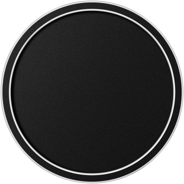 ETH Loïs - deckenleuchte - Ø 40 x 5 cm - 3-stufen Dimmer - 20W LED inkl. - IP44 - schwarz