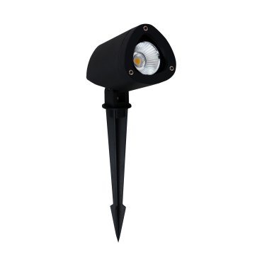 Nova Luce Inside - Bodenstrahler auf Erdspieß - 28 cm - 7W LED inkl. - IP65 - schwarz