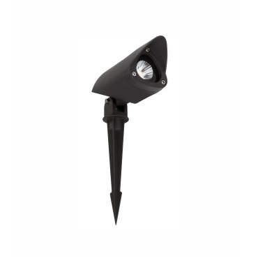 Nova Luce Inside - Bodenstrahler auf Erdspieß - 24 cm - 7W LED inkl. - IP65 - schwarz