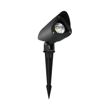 Nova Luce Inside - Bodenstrahler auf Erdspieß - 26 cm - 3W LED inkl. - IP65 - schwarz