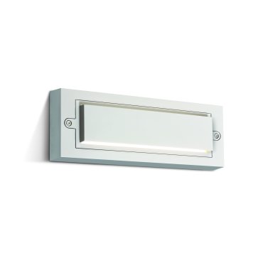 ONE Light Outdoor Wall Bricks II - Außenwandleuchte - 25,5 x 9 x 4 cm - 6W LED inkl - IP65 - weiß