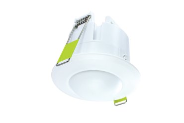 Integral LED – mikrowellen-bewegungssensor – Ø 80 mm, Ø 62 mm einbaumaß – matt weiß
