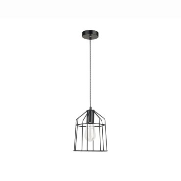Nova Luce Peppino - Pendelleuchte - Ø 19 x 120 cm - schwarz