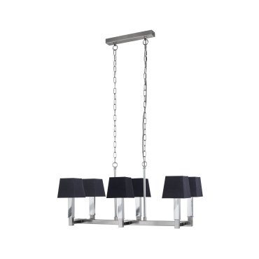 Searchlight Buckingham - Kronleuchter - 80 x 30 x 150 cm - schwarz
