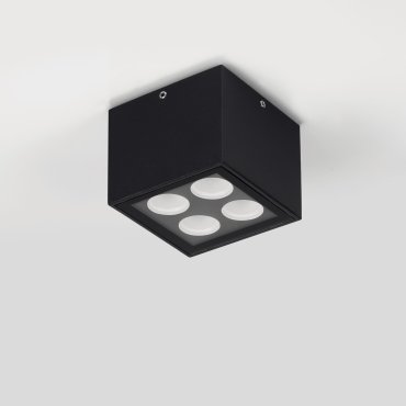 Nova Luce Jax - Außen-Deckenleuchte - 8 x 6,5 x 8 cm - 8W LED inkl. - IP54 - dunkel anthrazit