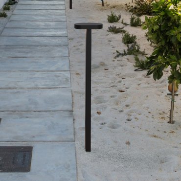 Nova Luce Ofir - Gartenleuchte - 16 x 75 x 8 cm - 10W LED inkl. - IP54 - dunkel anthrazit
