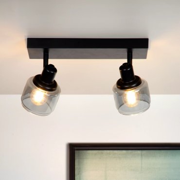 Lucide Bjorn - Aufbaustrahler - 30 x 14 x 14 cm - schwarz