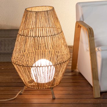 New Garden Sisine - Stehleuchte für den Außenbereich - Ø 48 x 72 cm - 5W dimmbare LED inkl. - IP65 - braun