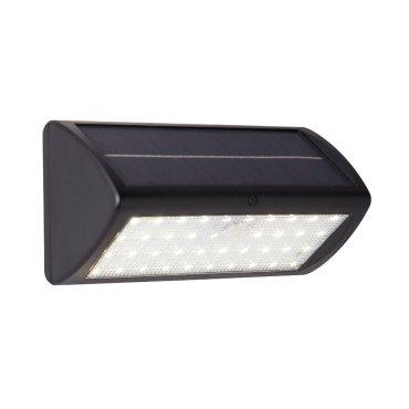 Searchlight Mola - Außenwandleuchte mit Solarsensor - 21 x 10,5 x 9 cm - 5W LED inkl - IP44 - anthrazit