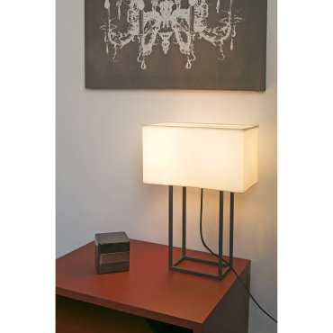 Faro Vesper - Tischleuchte - 40 x 20 x 60 cm - braun und beige