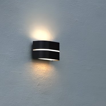 Nordlux Sibelis - Außenwandleuchte - 19,5 x 11,5 x 12 cm - IP54 - schwarz