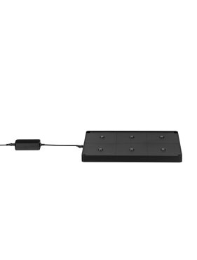 Nova Luce Base - Ladestation für 6 Tischlampen - 42,5 x 3,5 x 27 cm