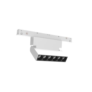 VK Lighting Eiva - magnetisches Schienensystem - kippbarer Schienenbalken - 11,1 x 2,15 x 9,9 cm - 6W LED inkl. - DALI dimmbar - weiß