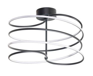 ETH Slinger - deckenleuchte - Ø 52 x 29,2 cm - 3-stufig dimmbar - 40W LED inkl. - schwarz