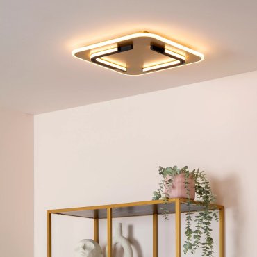 Lucide Andreas - Deckenleuchte - 40,5 x 40,5 x 5,1 cm - 30W LED inkl - gold