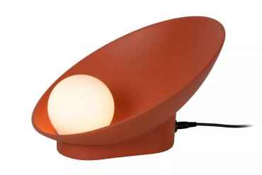Lucide Raynell - Tischleuchte - 23,5 x 26,2 x 15,3 cm - 6W dimmbare LED inkl - terracotta