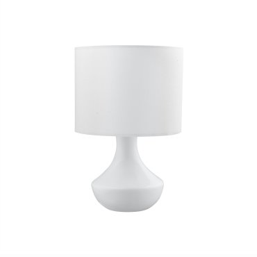 Nova Luce Rosia - Tischleuchte - Ø 18 x 26 cm - weiß