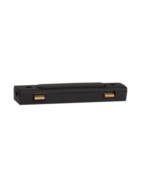 Nova Luce Verbinder für magnetisches Aufputz-/Hängeprofil - 11 x 2,5 x 1,7 cm - schwarz