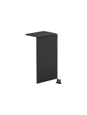 Nova Luce Endkappe für magnetischen Profilbogen - 3,9 x 2,5 x 6,3 cm - schwarz