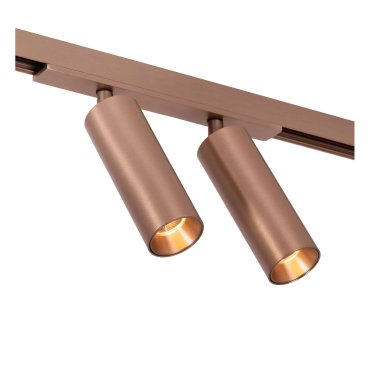 Lucide Linial Moxx - magnetisches Schienensystem - Schienenstrahler - 17 x 4,5 x 10 cm - 2 x 10W LED inkl. - Dimmfunktion und einstellbare Lichtfarbe über die App - Champagner