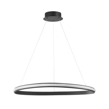 Nova Luce Aries - Pendelleuchte - Ø 74 x 120 cm - 32W dimmbare LED inkl. - Sand schwarz