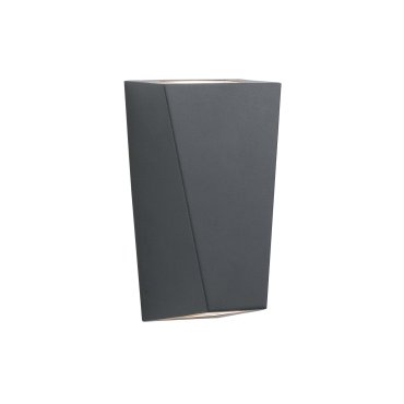 Searchlight Slough - Außenwandleuchte - 12 x 21,5 cm - IP44 - schwarz