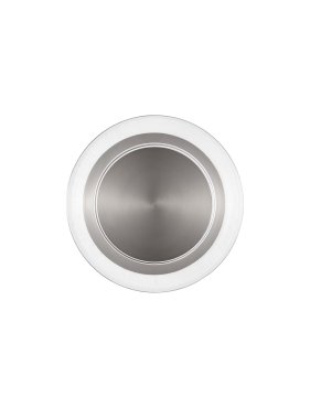 Nova Luce Airida - wandleuchte - Ø 17 x 6 cm - 8W LED inkl. - Schwarz Nickel