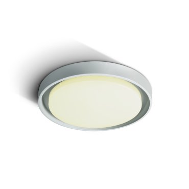 ONE Light Outdoor Project - Außen-Deckenleuchte - Ø 34 x 5 cm - 30W LED inkl. - IP54 - weiß