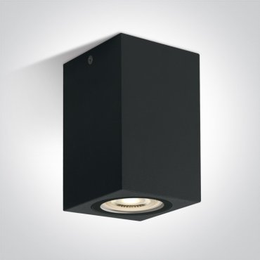 ONE Light Cubi - Außen-Deckenleuchte - 6,6 x 6,6 x 11 cm - IP65 - schwarz