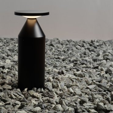 Nova Luce Neve - Gartenleuchte - Ø 13 x 30 cm - 11W LED inkl. - IP65 - Sand schwarz