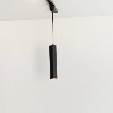 Lucide Track Floris Pendelleuchte - 1-Phasen-Schienensystem - Ø 5,6 x 155 cm - Schwarz